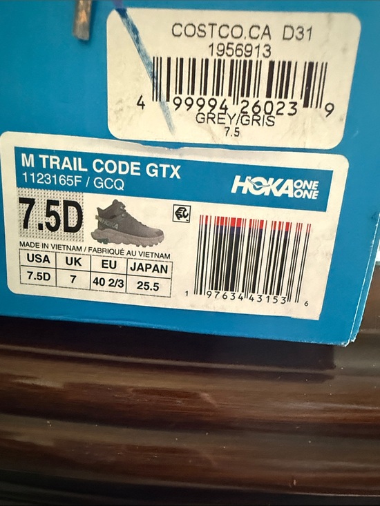 Hoka One One Other - Hoka One One M Trail Code GTX in Grey